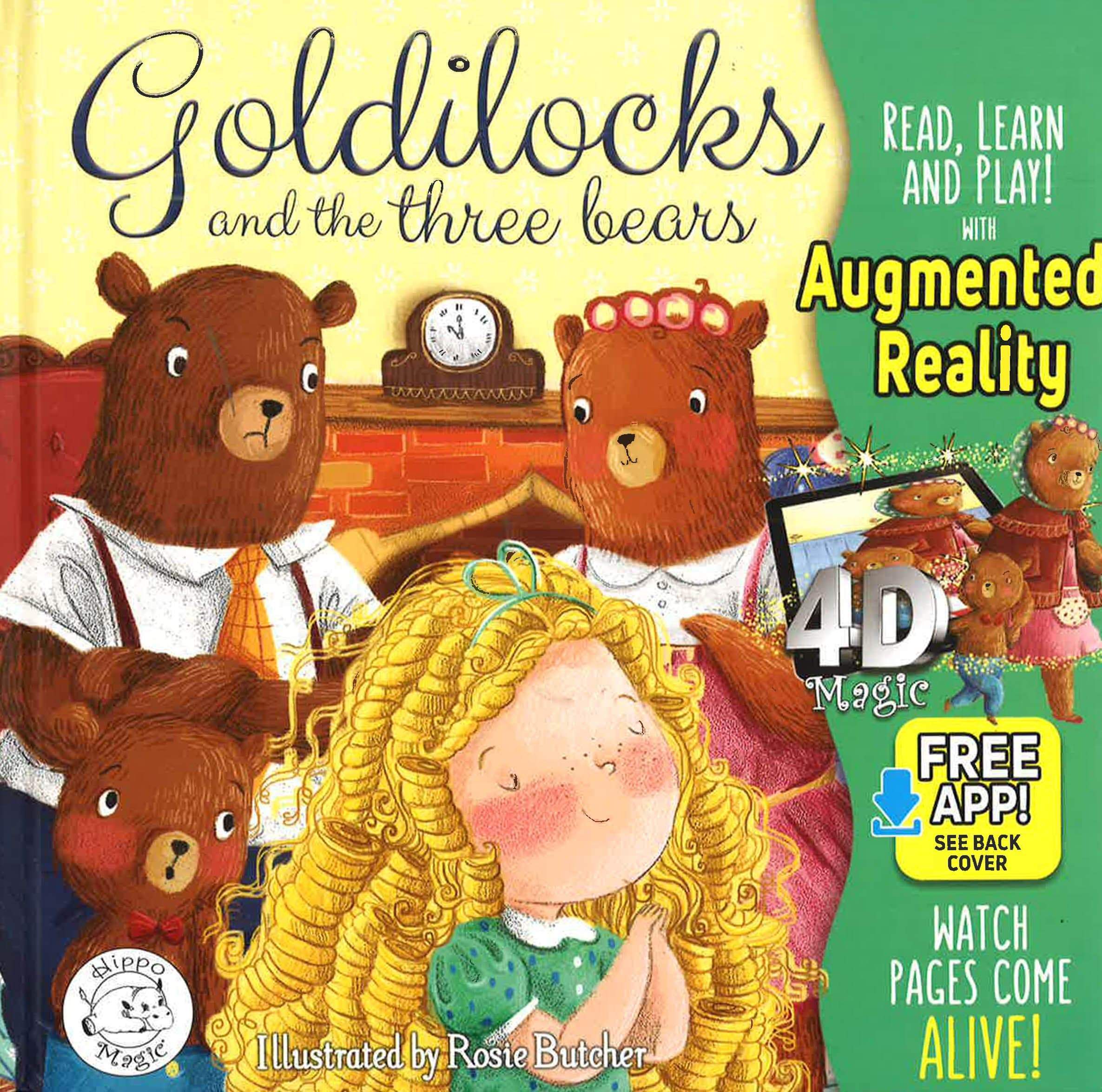 Little Hippo: Goldilocks And The Three Bears - Read, Learn, And Play! With Augmented Reality