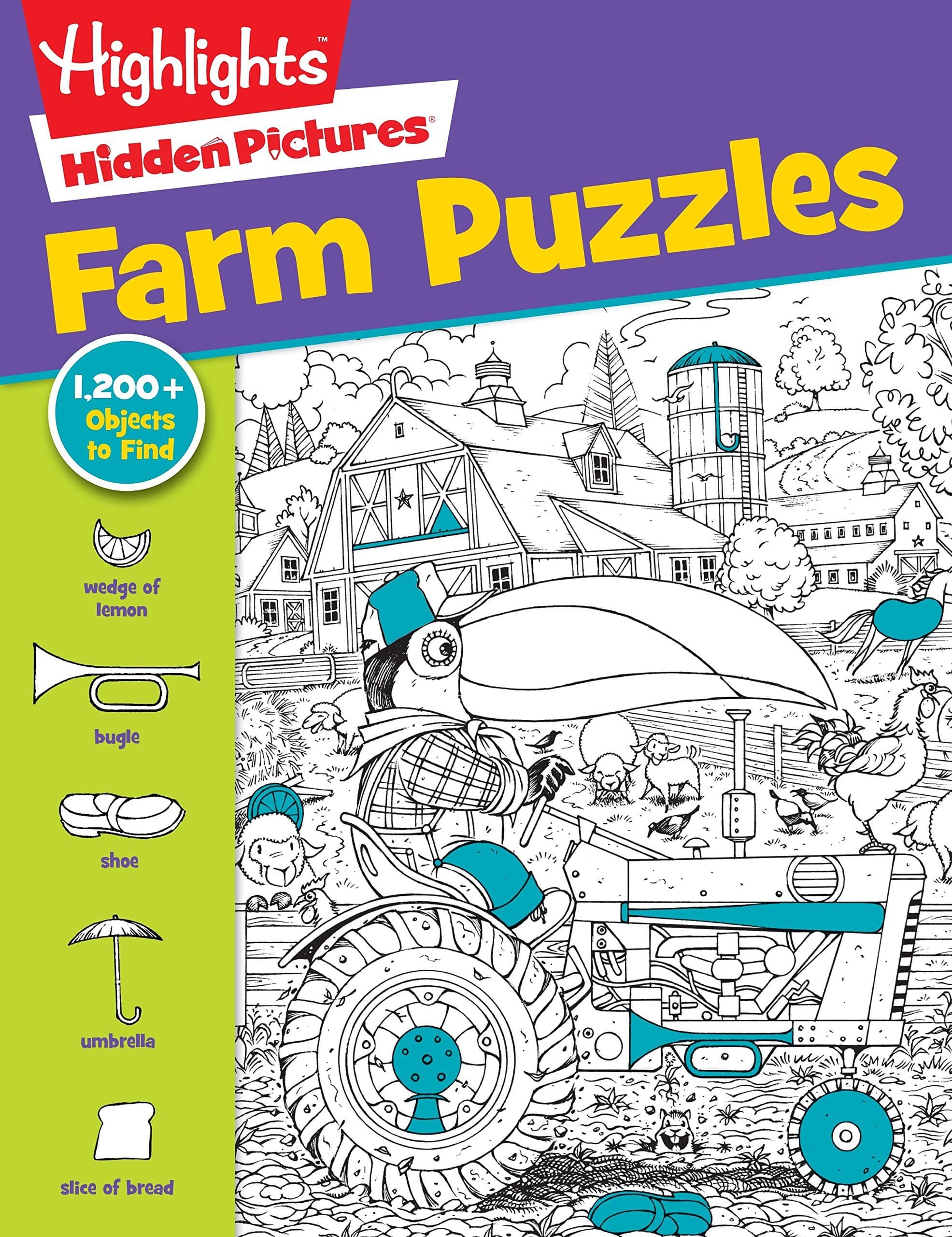 Highlights Hidden Pictures Farm Puzzles