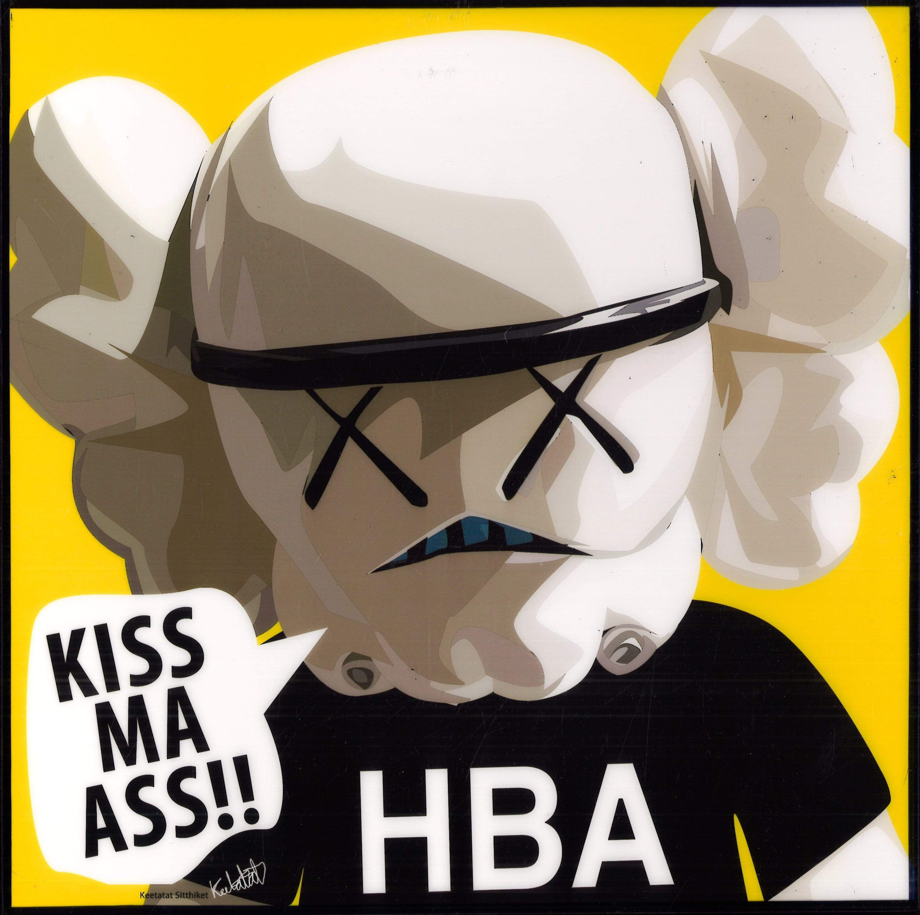 Kaws: Kiss Ma Ass Pop Art (10'X10')