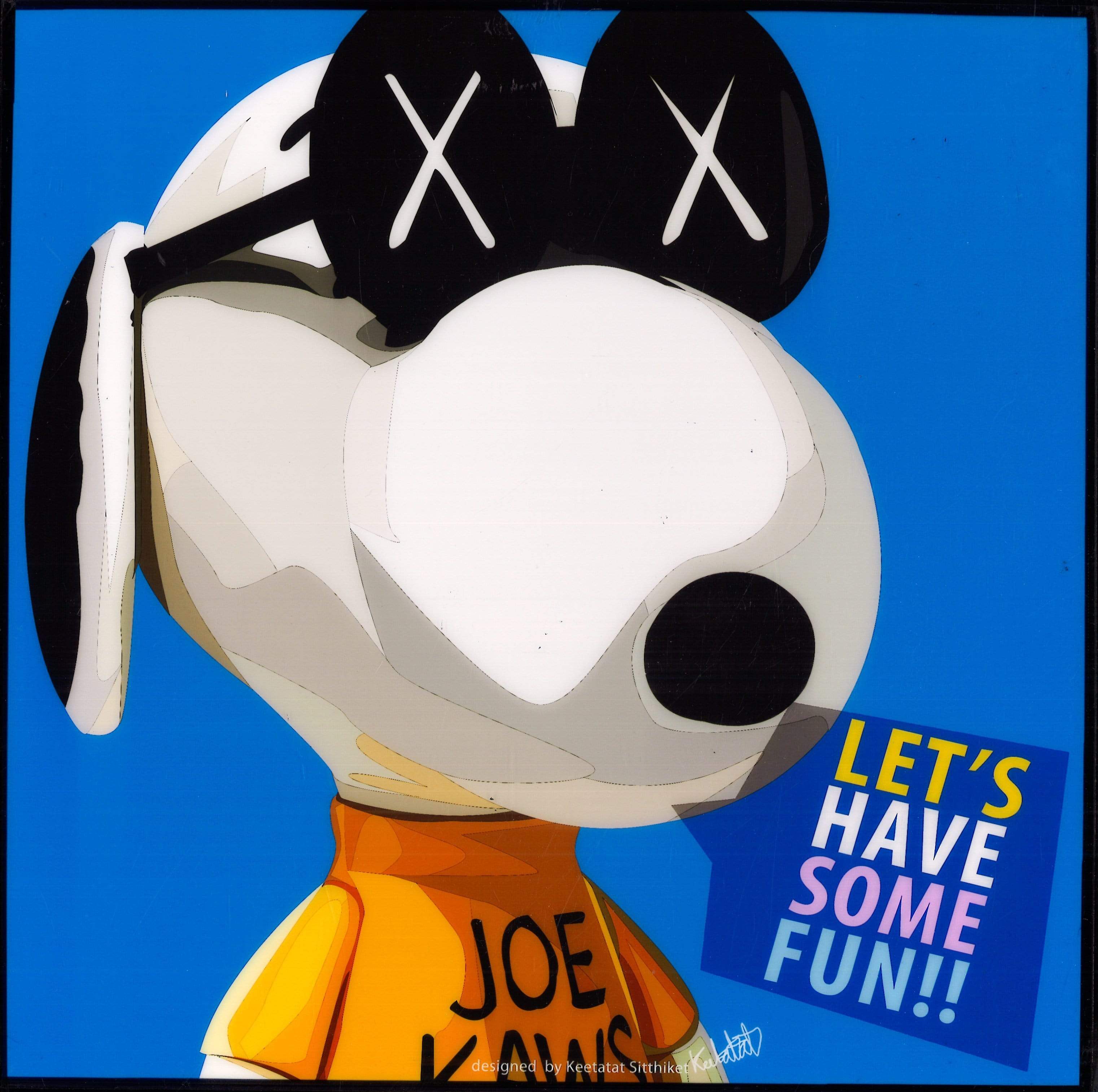 Kaws: Snoopy Pop Art (10'X10')