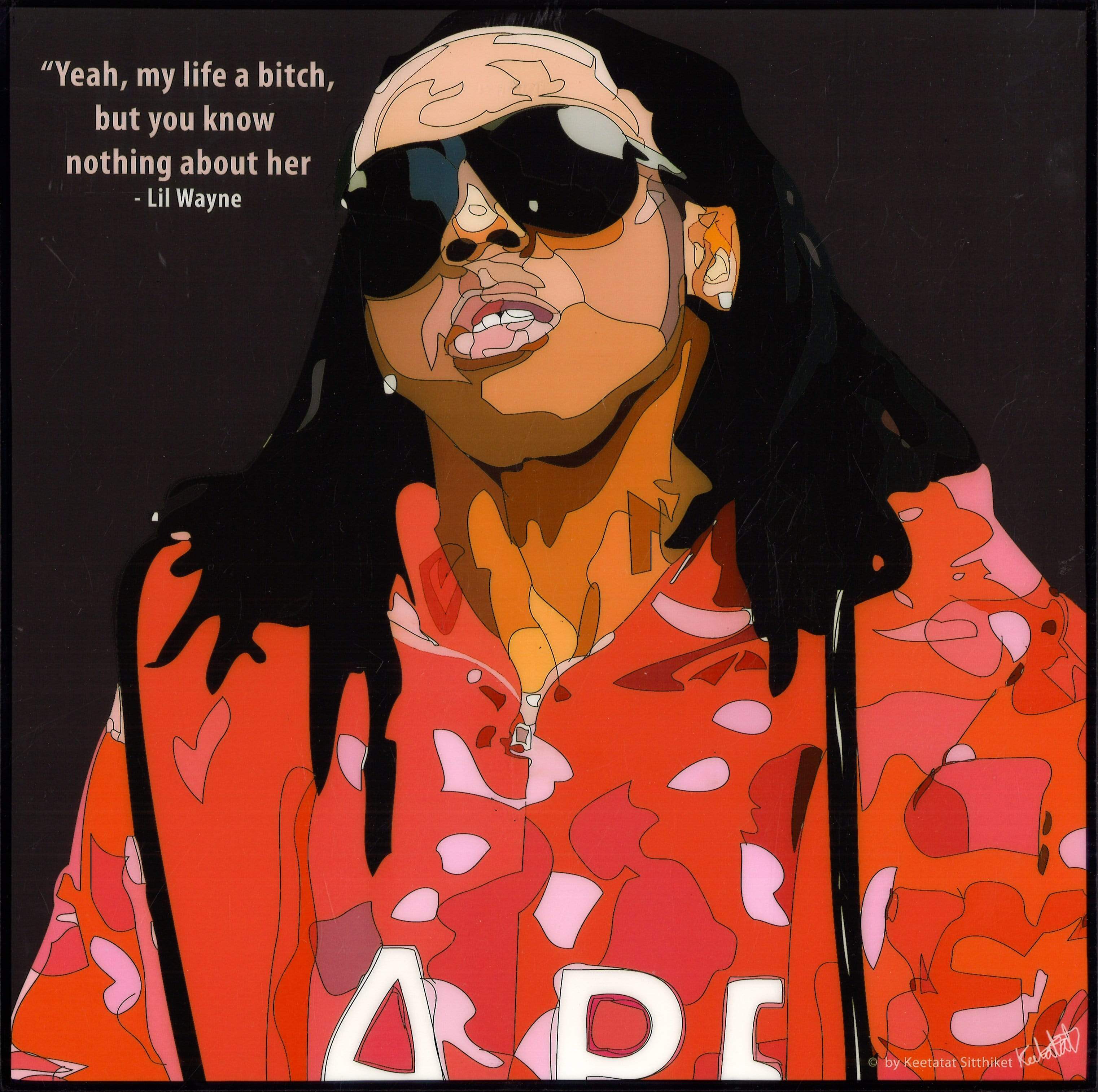 Lil Wayne Pop Art (10X10)
