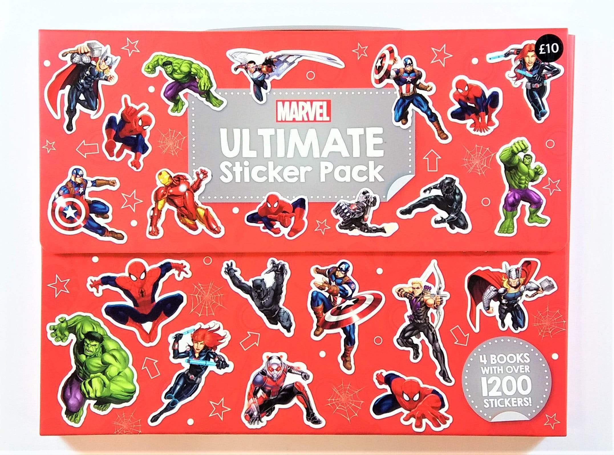 Marvel: Ultimate Sticker Pack - 4 Book With Over 1200 Stickers!
