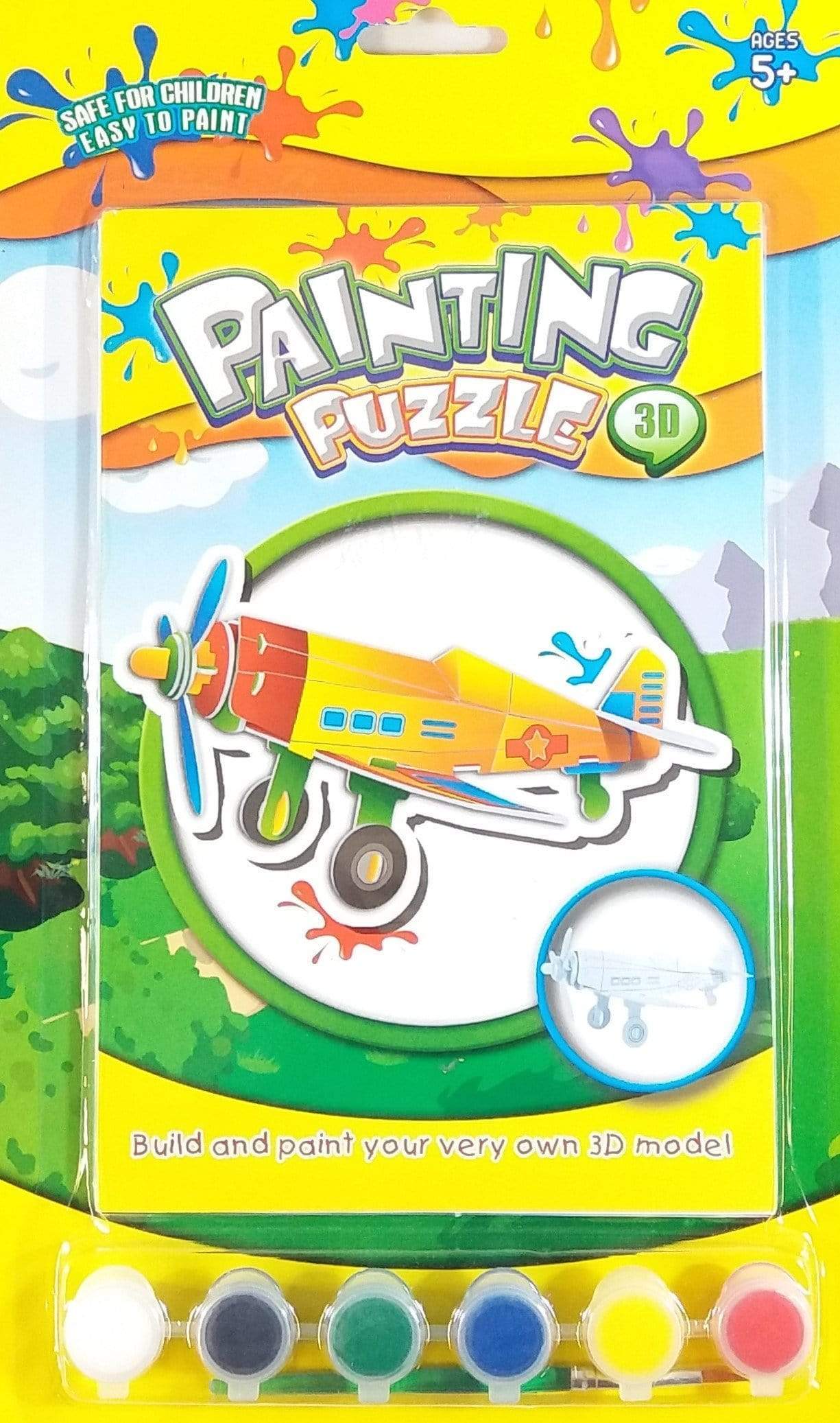 Painting Puzzle (3D) - Aeroplane