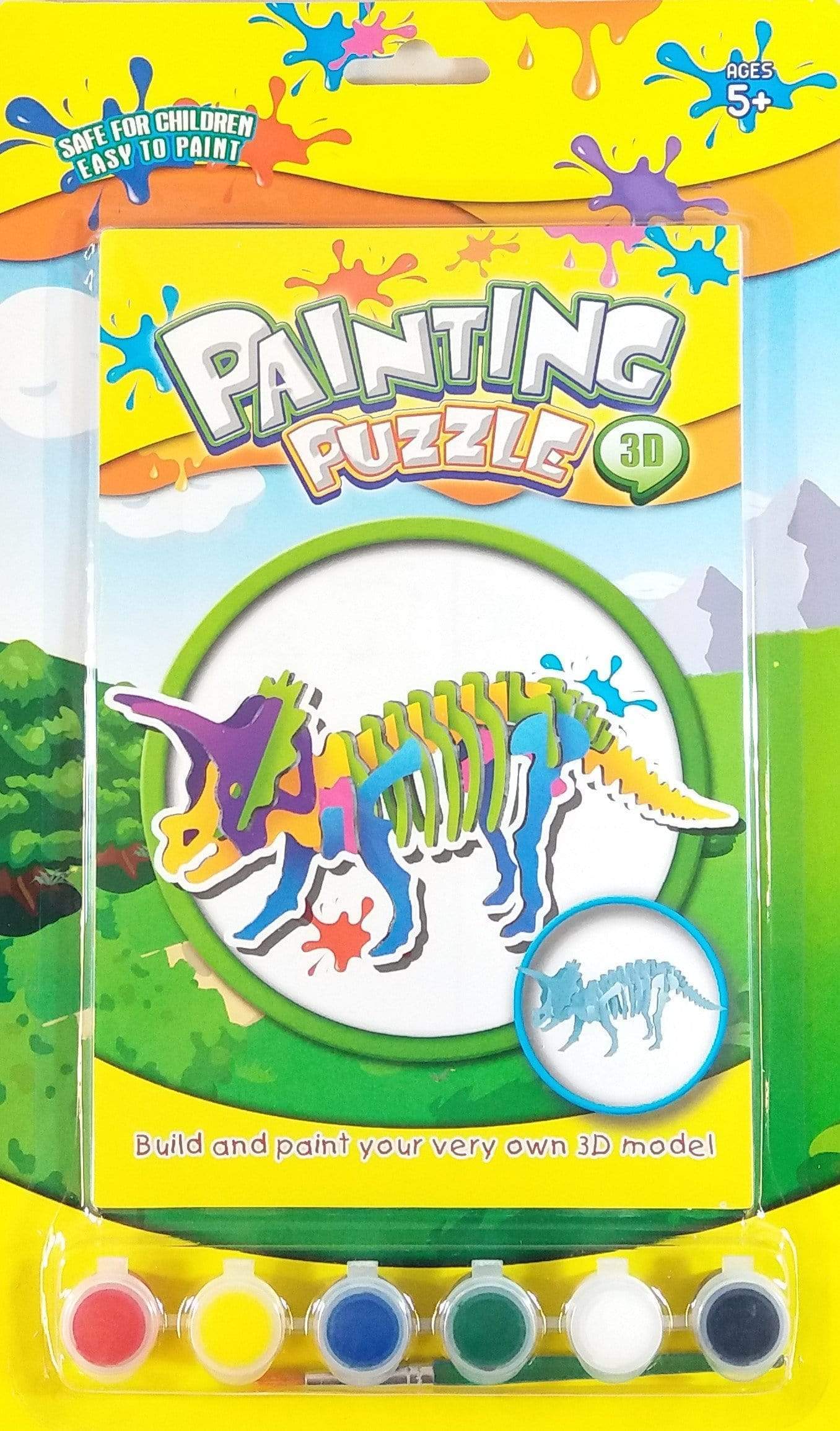 Painting Puzzle (3D) - Dinosaur