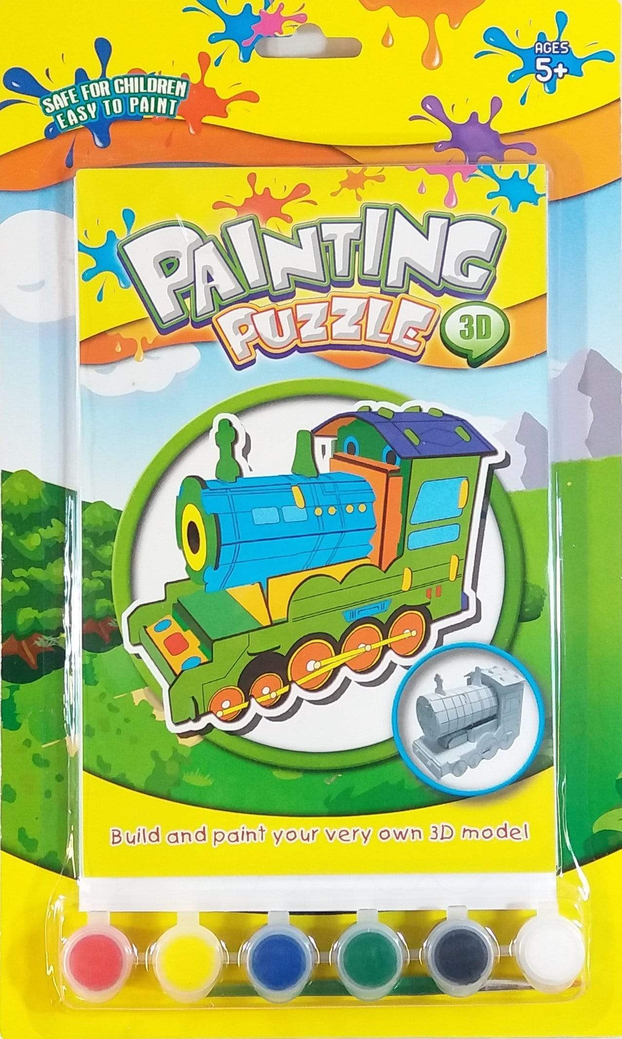Painting Puzzle (3D) - Train