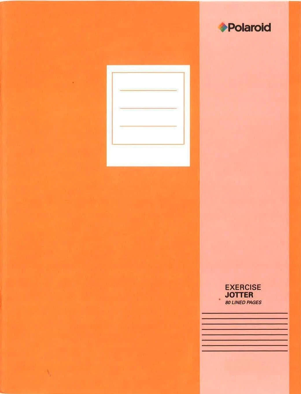 Polaroid: Exercise Jotter (Orange)