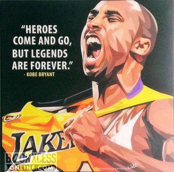 Pop-Art:-Kobe-Bryant---Heroes-Come-And-Go-26-Cm-X-26-Cm-