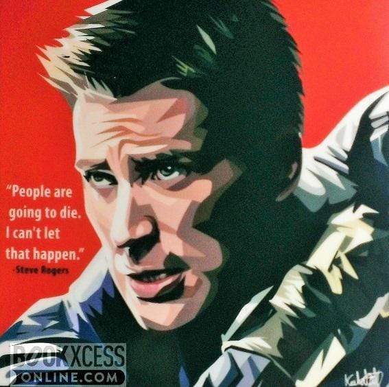 Pop Art: Steve Rogers (26 Cm X 26 Cm)
