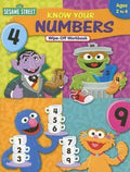 Sesame Street Know Your Numbers Wipe Off Workbk