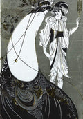 The Peacock Skirt By Aubrey Beardsley (Foiled Journal)