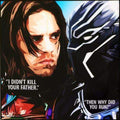 Winter Soldier & Black Panther Pop Art 10X10